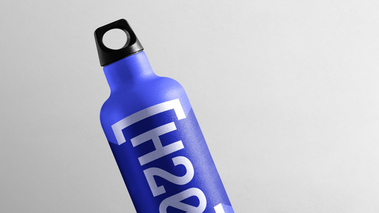 solidcore branded water bottle